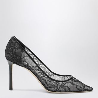 Jimmy Choo London Romy 85 pumps in lace with logo