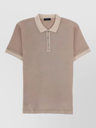 Fay logo polo shirt regular fit short sleeves
