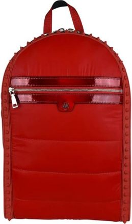 Christian Louboutin Backparis Rugzak - Heren - Rugzakken - Rood - ONE Size - Nylon - Tassen