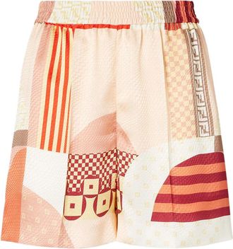 Fendi Mujer, Pantalones cortos, Multicolor, Talla: S