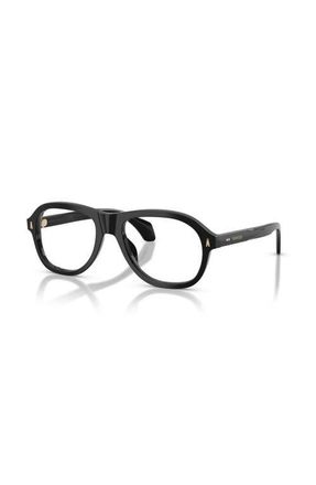 Moncler 55mm Rectangle optical glasses in Black at Nordstrom