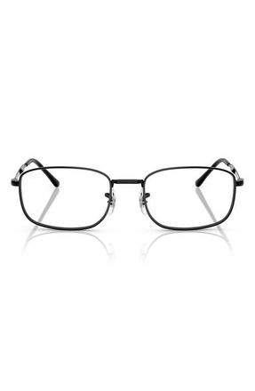 Ray-Ban 52mm Pillow Optical Glasses in Black at Nordstrom