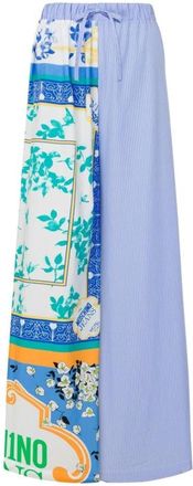 Moschino Dames, Broeken, Veelkleurig, Maat: 2XS Katoen