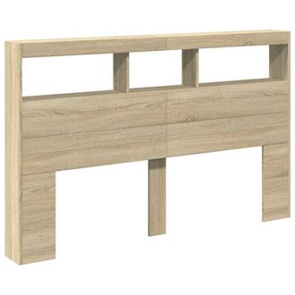 vidaXL Cabecero De Cama Con Led Roble Sonoma 160x17x102 Cm Vidaxl