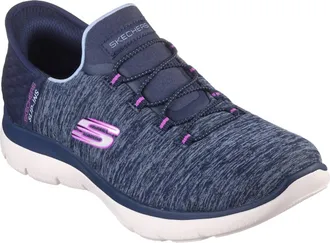 Skechers Womens Summits Dazzling Haze Slip-In Sneaker In Navy/purple