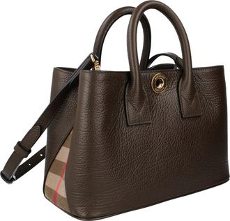 Burberry Womens Bermondsey Handbag Ebony Brown - One Size