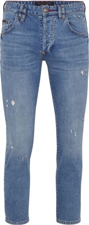Philipp Plein Denim Trousers Straight Cut