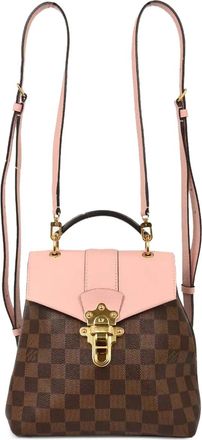 Louis Vuitton 2018 damier turn-lock backpack - Bruin