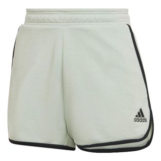 adidas (WMNS) adidas French Terry High-Rise Shorts Asia Sizing Teal HY5524