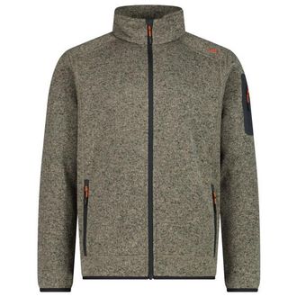 F.lli Campagnolo Jacket Jacquard Knitted 3H60747N Fleecejacke f&uuml;r Herren | grau