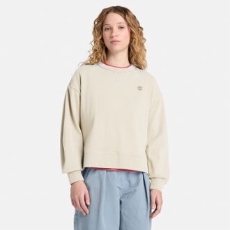 Timberland Sweatshirt TIMBERLAND LUSH Lush Crew Sweatshirt, Damen, Gr. XXL, putty, Obermaterial: 100% Baumwolle, Sweatshirts Sweatshirt, f&uuml;r Erwachsene, sportlic