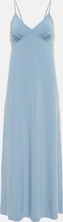 Norma Kamali Jersey slip maxi dress