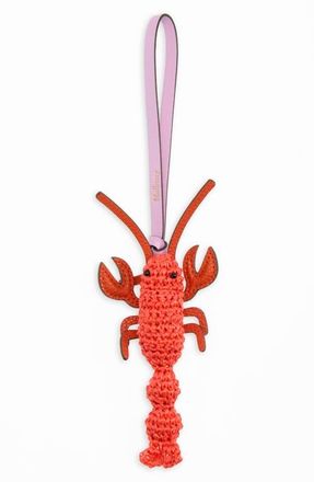 Mulberry Straw Lobster Bag Charm in Red at Nordstrom