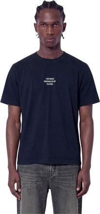 VETEMENTS Camiseta de corte regular I Am Naked Under My Clothes - Tops - Hombre - Negro - XL