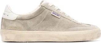 Golden Goose Taupe Low Top Sneakers