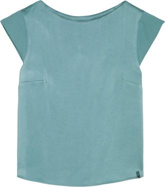 Herno short-sleeve blouse - Blu