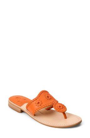 Jack Rogers Jacks Flat Sandal in Coral Rose at Nordstrom, Size 7.5