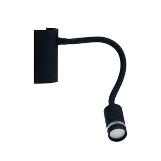 Netlighting KEPLER Reading Light Black 100lm 3000K 6x9x32cm | Size: 6 x 9 x 32 cm