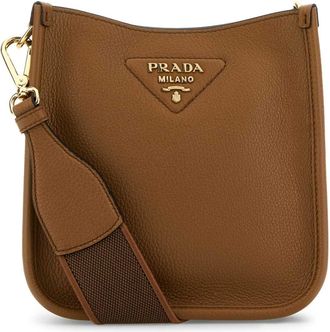 Prada Caramel Leather Crossbody Bag