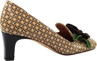 Chie Mihara Shuz Pump - Dames - Schoenen - Bruin - Maat: 38 EU Leer