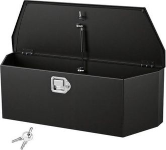 OEM Caja De Herramientas Para Remolque De Acero Laminado, 914 X 314 X 305 Mm, Caja De Transporte Impermeable, Gran Capacidad, Alta Resistencia, Con Cerrad
