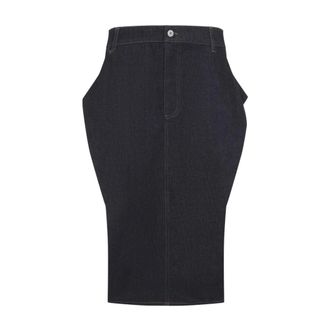 Jacquemus Dames, Rokken, Blauw, Maat: XS Denim