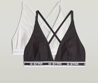 G-Star Multiway Triangle Bralette Set van 2 - Meerkleurig - Dames