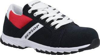 Dunlop Street Response Suede Mens Dark Blue/Red/White Safety Trainers - Size UK 12