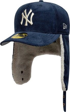 New Era Mens Fitted Cap 59fifty Dogear Navy Crown Hat