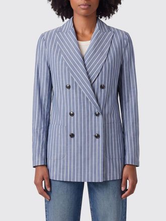 Myths Striped Double-Breasted Blazer