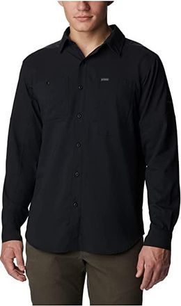 Columbia Silver Ridgetm Utility Lite Long Sleeve Mens Clothing Black : 2XL, Polyester