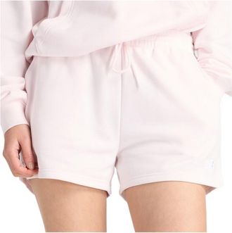 New Balance Sport Essentials French Terry Short Shorts f&uuml;r Damen | wei&szlig;