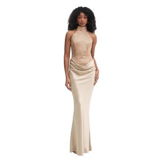Retrof&ecirc;te Vanya Maxi Dress - - Dresses - Donna - Beige - L