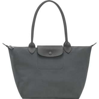 Longchamp Medium Le Pliage One Nylon Shoulder Tote in Anthracite at Nordstrom