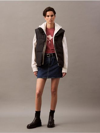 Calvin Klein Jeans Calvin Klein Womens Heavyweight Puffer Vest - Black - XL