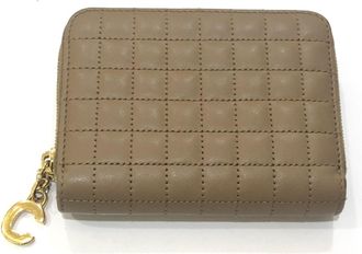 Celine Brown Leather Coin Purse/Coin Case (Pre-Owned)