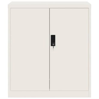 Berkfield Home Durable File Cabinet White 79x40x90 cm Steel | Size: 79 x 40 x 90 cm