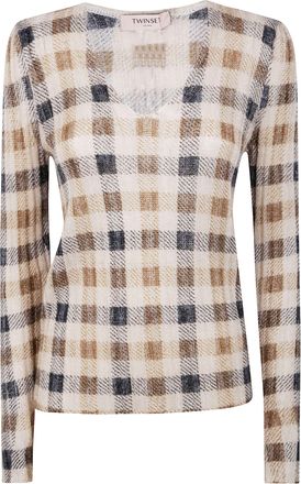 Twin-Set Round Neck Sweater Print