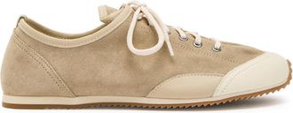 Christophe Lemaire Gummy Grip Panelled Suede Sneakers - Beige - 36 (IT36/ UK3)