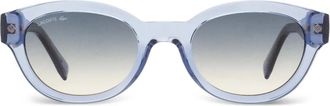 Lacoste oval wire-core sunglasses - Blue
