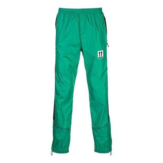 Off-white Mens Off-White SS21 Side Stripe Athleisure Casual Sports Pants Slim Fit Green OMCA123S20A230204400