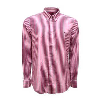 Harmont & Blaine Sorbetto Shirt - Heren - Casual Overhemden - Roze - S - Katoen - Overhemden
