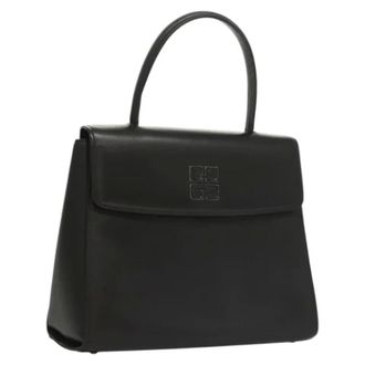 Givenchy Tweedehands leren handtassen - Dames - Pre-owned - Zwart - Maat: ONE Size Leer