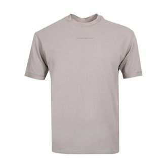 Emporio Armani T-Shirts, male, Gray, Size: S T-Shirt