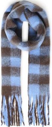 Ichi geruite sjaal IAMANUELLA blauw/bruin