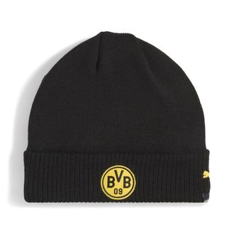 Puma Berretto Borussia Dortmund ftblEssentials, Accessori, Nero, OSFA