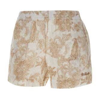 MC2 Saint Barth Short Shorts, female, Beige, Size: S Meave Shorts