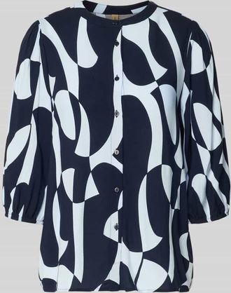 Soyaconcept Regular Fit Bluse aus Viskose mit 3/4-Arm Modell CHANISE in Hellblau, Gr&ouml;&szlig;e XXL