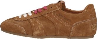 Shabbies Amsterdam Schoenen, Dames, Bruin, 42 EU, Leer, Ciska Base Sneakers