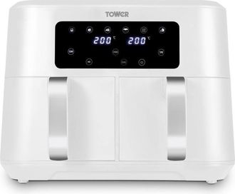 Tower Vortx 8.5L Dual Basket Air Fryer White
